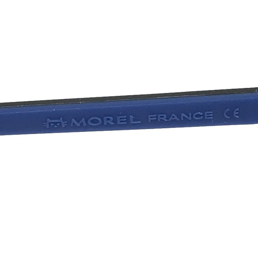 Lightec by Morel Eyeglasses Frames 30011L BN08 Black Blue Square 54-18-145